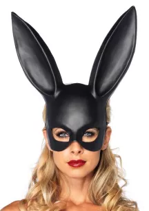 Prezent na WIELKANOC - Masquerade Rabbit Mask Black