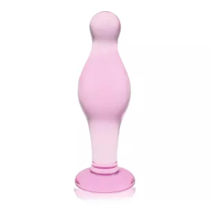 4.5"" Glass Romance Pink